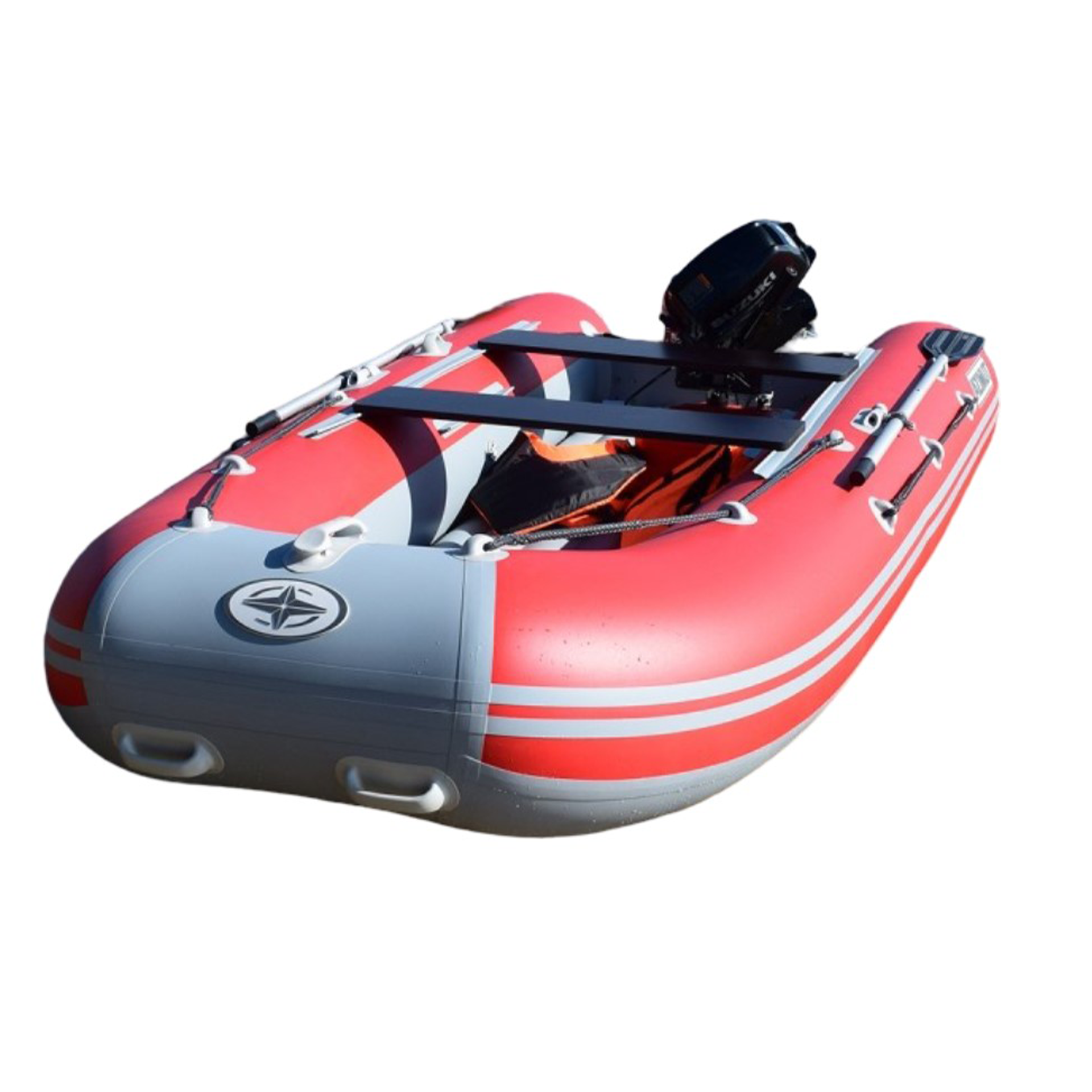 Лодка ПВХ Azimut 365 Atlas НДНД оранжевый/графит