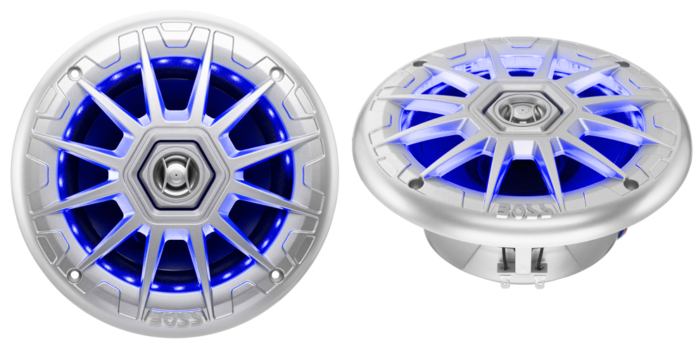 Акустика 6,5" с RGB подсветкой (2 шт., сереб.) Акустика 6,5" с RGB подсветкой (2 шт., сереб.)