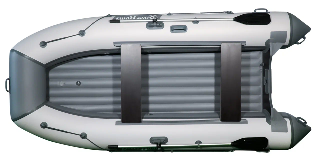 Лодка ПВХ River Boats RB 350 НДНД серо-синий