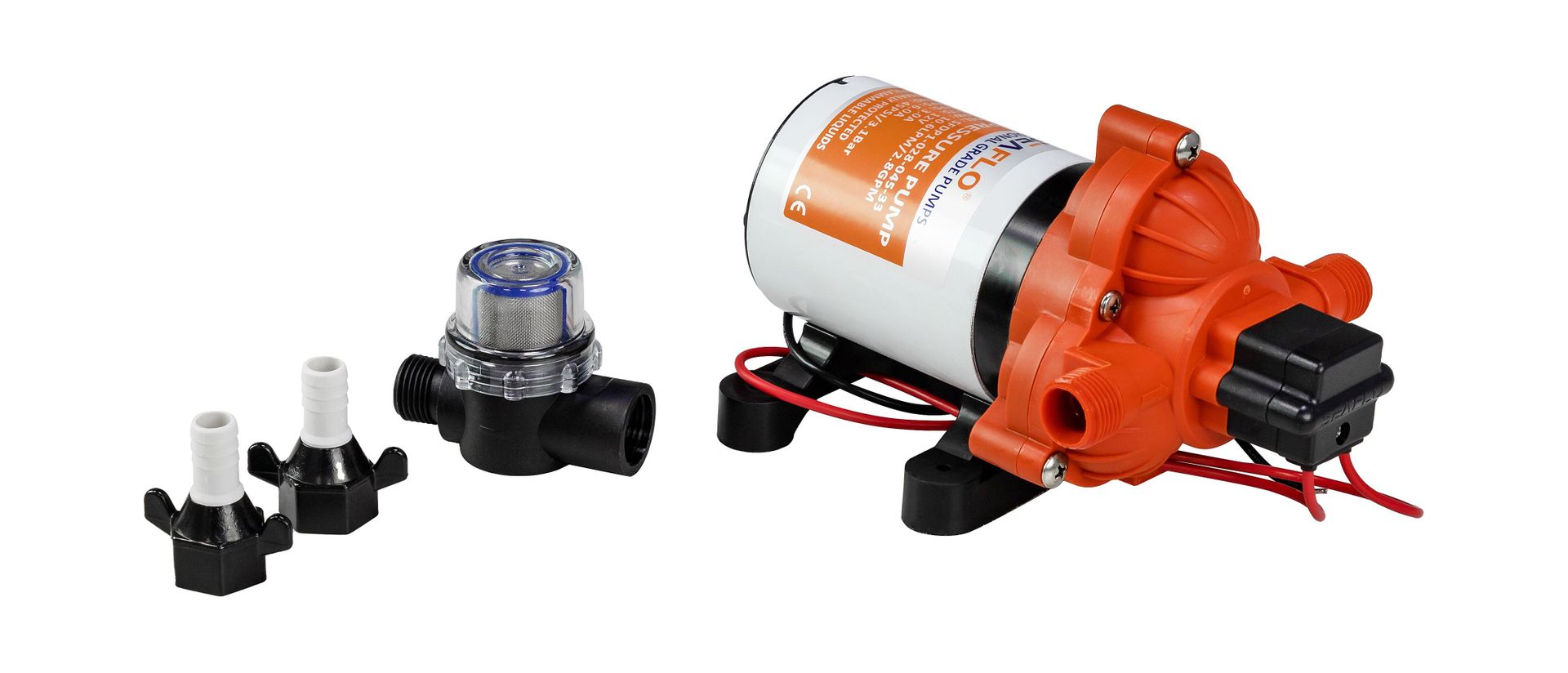 Помпа водоподающая мембранная SeaFlo, 12 В, 10.6 л/мин, 3.1 бар, 6 А (упаковка из 8 шт.)