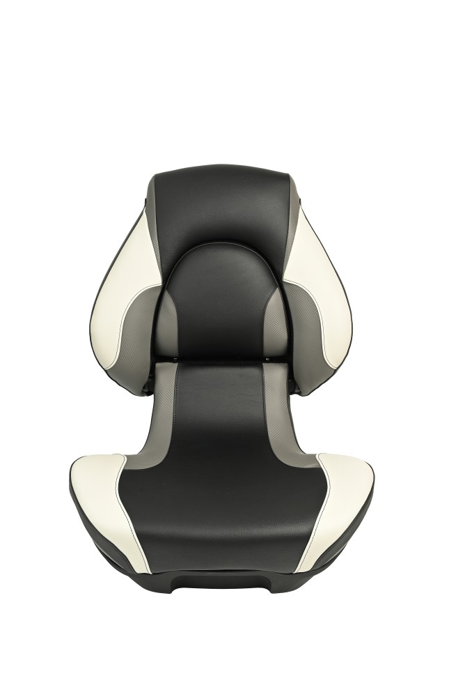 Кресло мягкое складное Sea-Pro Centric X Tour черно-белое