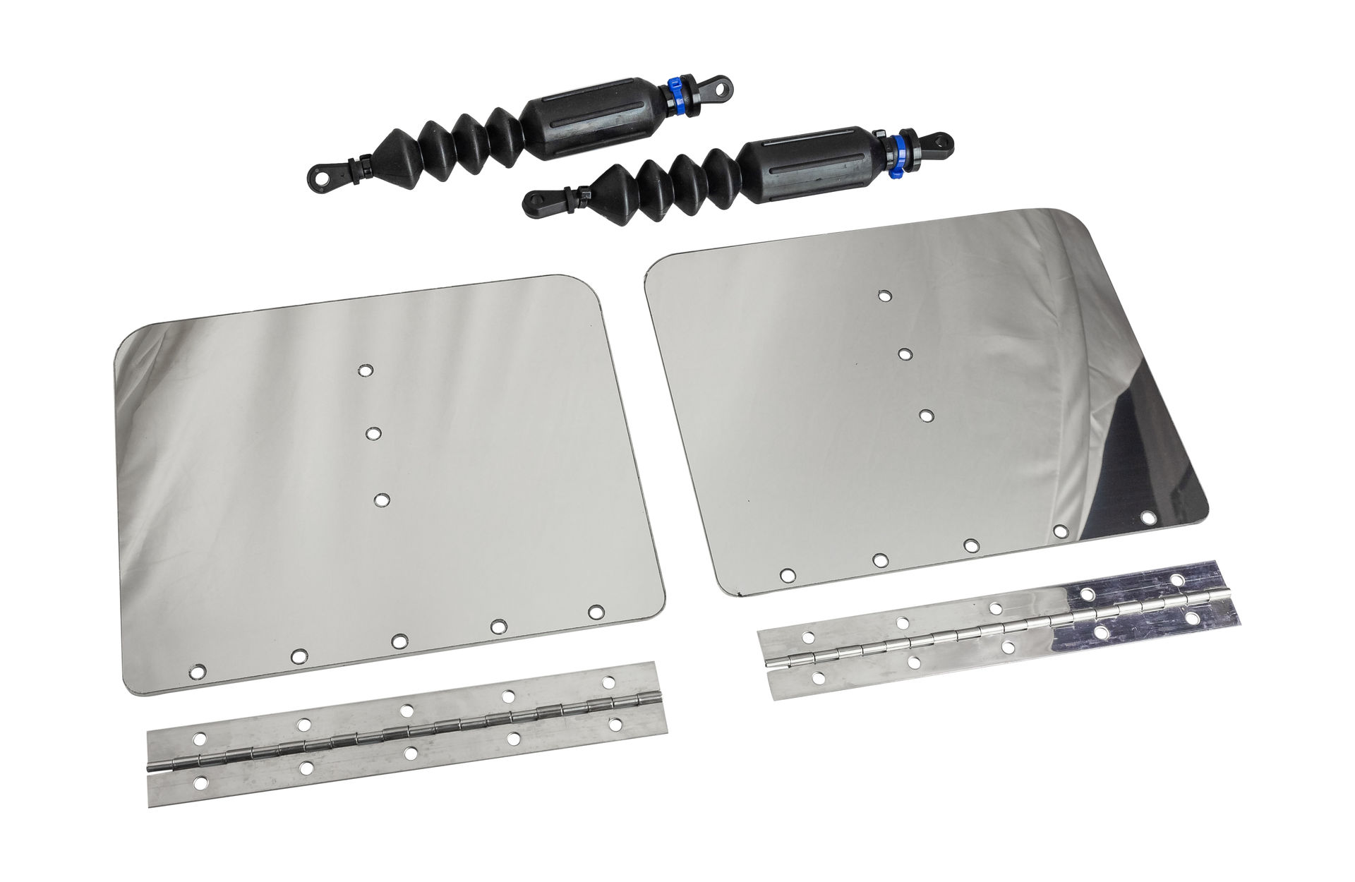 Комплект транцевых плит для катеров с мотором от 40 до 80 л.с., размер 9"х8",  Nauticus