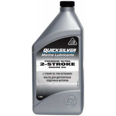 Масло для 2-х тактных лодочных моторов Quicksilver TC-W3 Premium 1л (замена на 8M0230940)