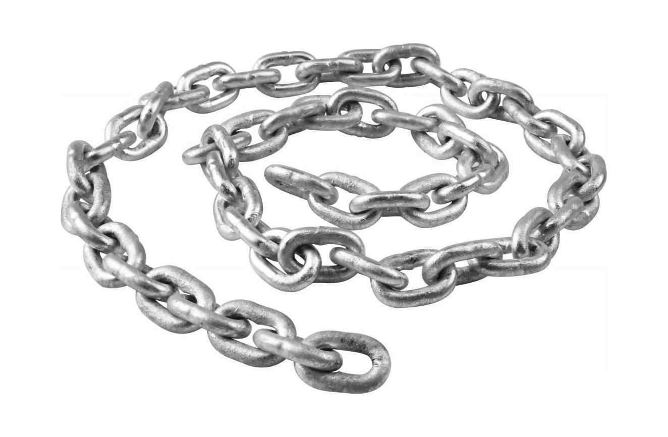Цепь якорная оцинкованная 6мм, DIN766 (упаковка из 100 шт.)