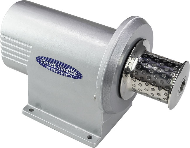 Лебедка якорная South Pacific EC600J горизонтальная силовая, 800Вт, 12В