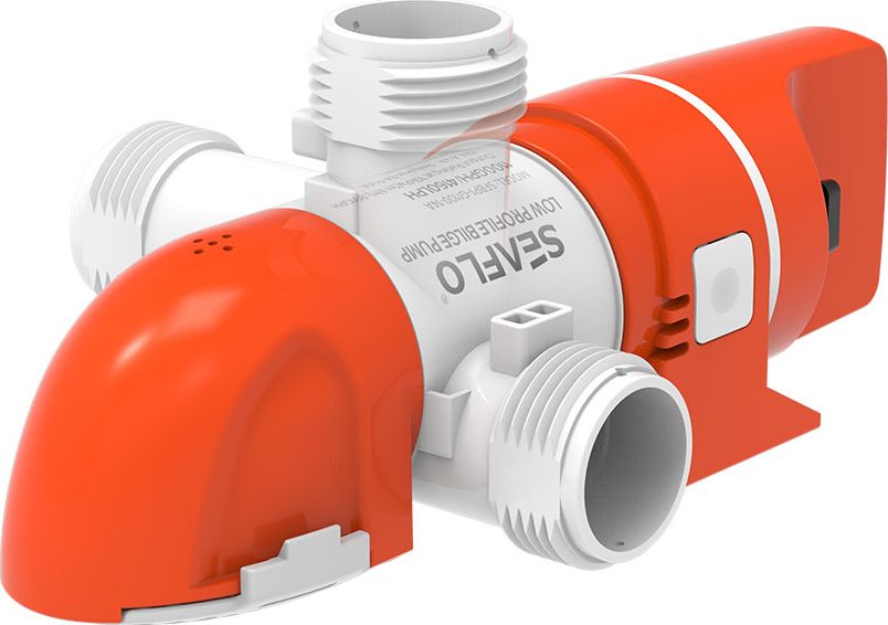 Помпа осушительная автоматическая низкопрофильная, 24 В, 1100GPH (4163 л/ч), SeaFlo