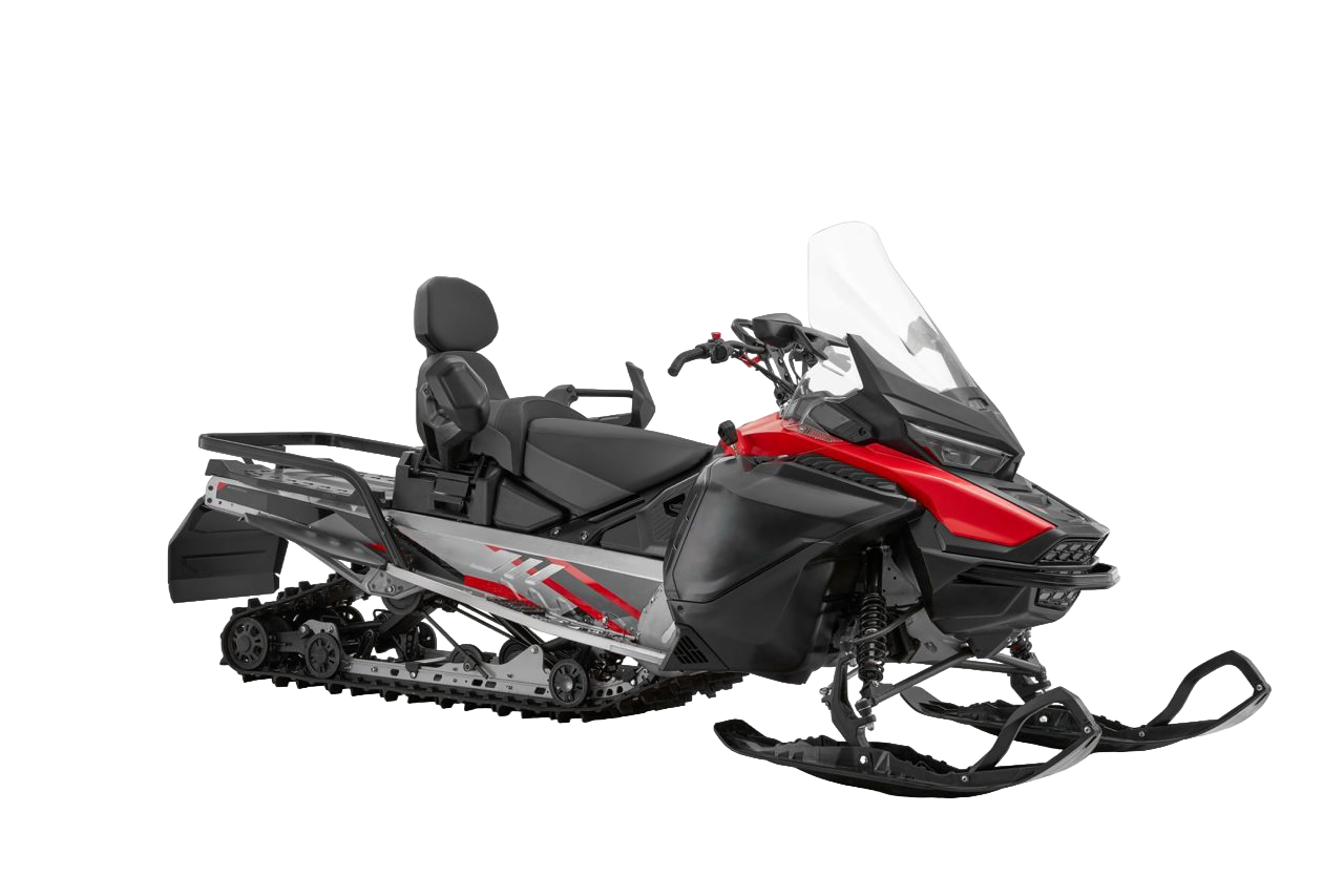 Снегоход Таврида черно-красный