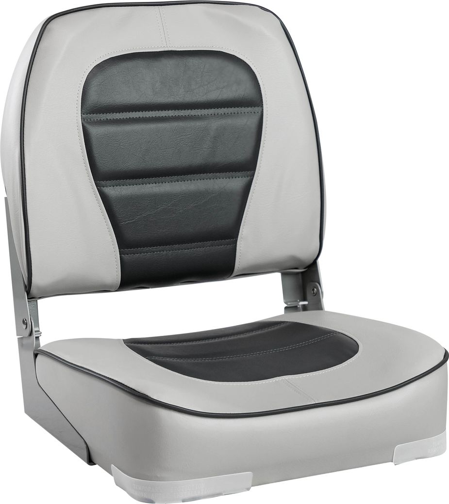 Кресло мягкое складное, обивка винил, цвет серый/угольный, Marine Rocket (упаковка из 2 шт.)