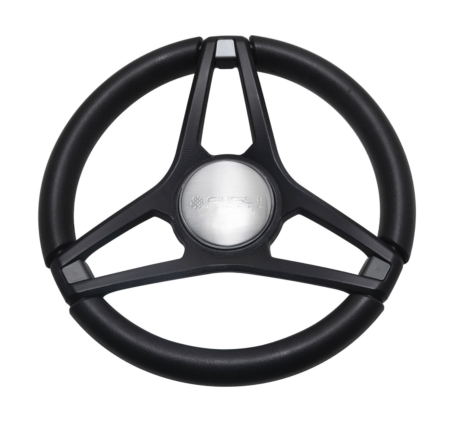 Рулевое колесо MOLINO хром черный, д.350 мм