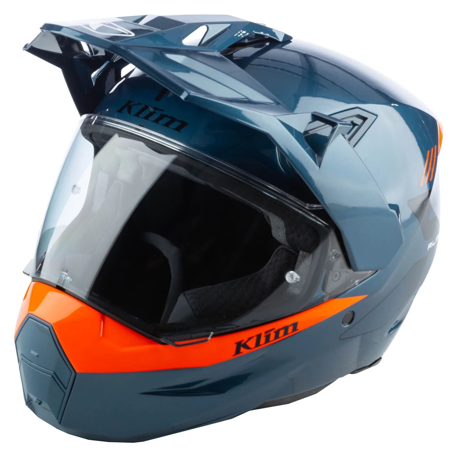 Шлем Klim X1 Alpha глянцевый петроль/оранжевый, размер XL (RR)