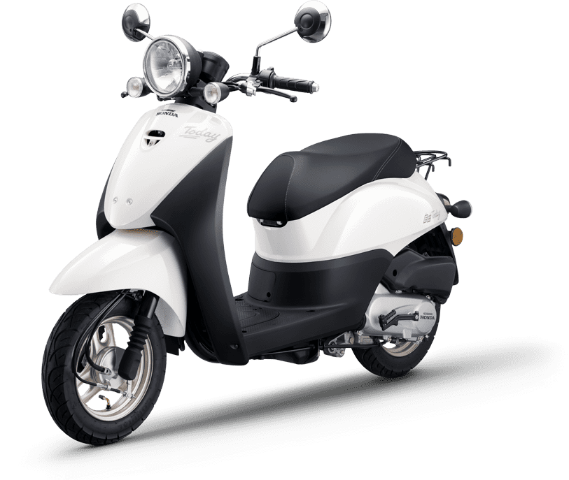 Скутер Honda Today белый (RR)