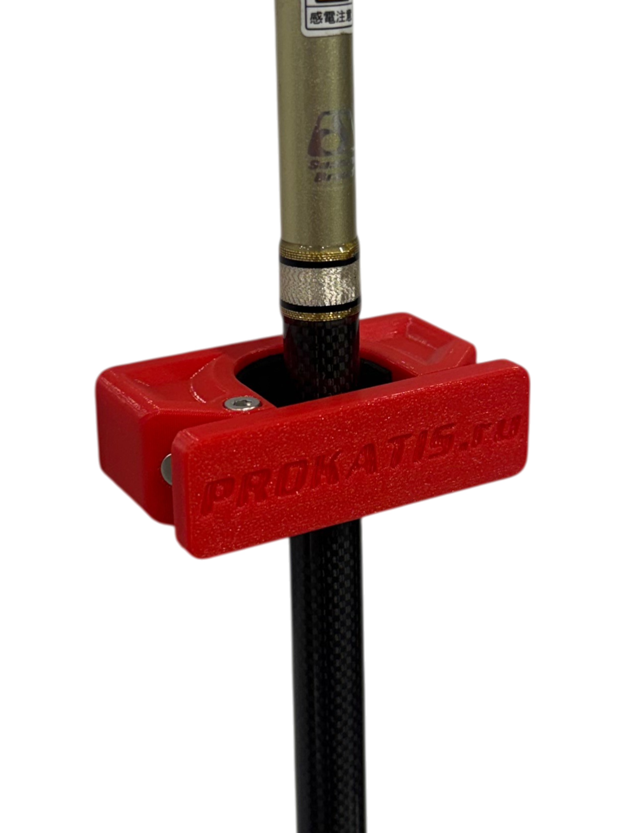 Магнитный держатель для спиннинга, красный, Прокатись.ру