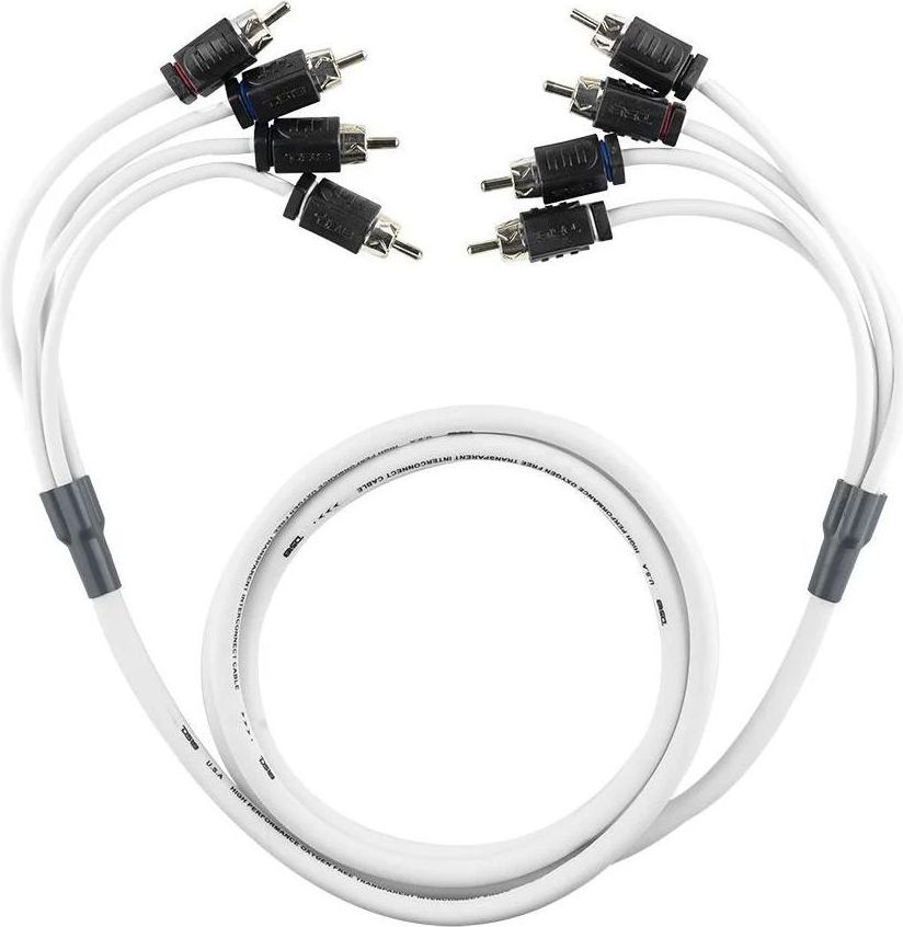 4-х канальный межблочный кабель из 100% меди для морского применения RCA 7,6 м. MOFCR-25FT.4CH, DS18