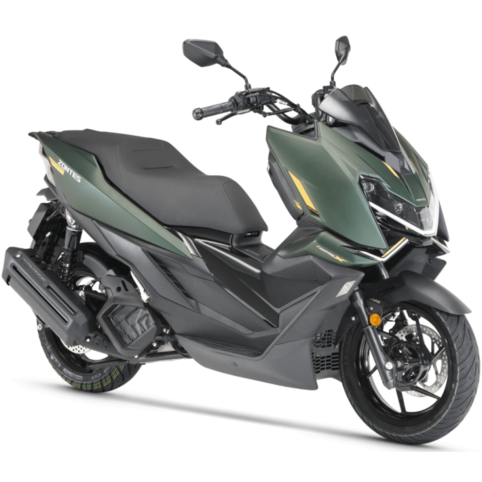 Максискутер Zontes ZT125-X зеленый