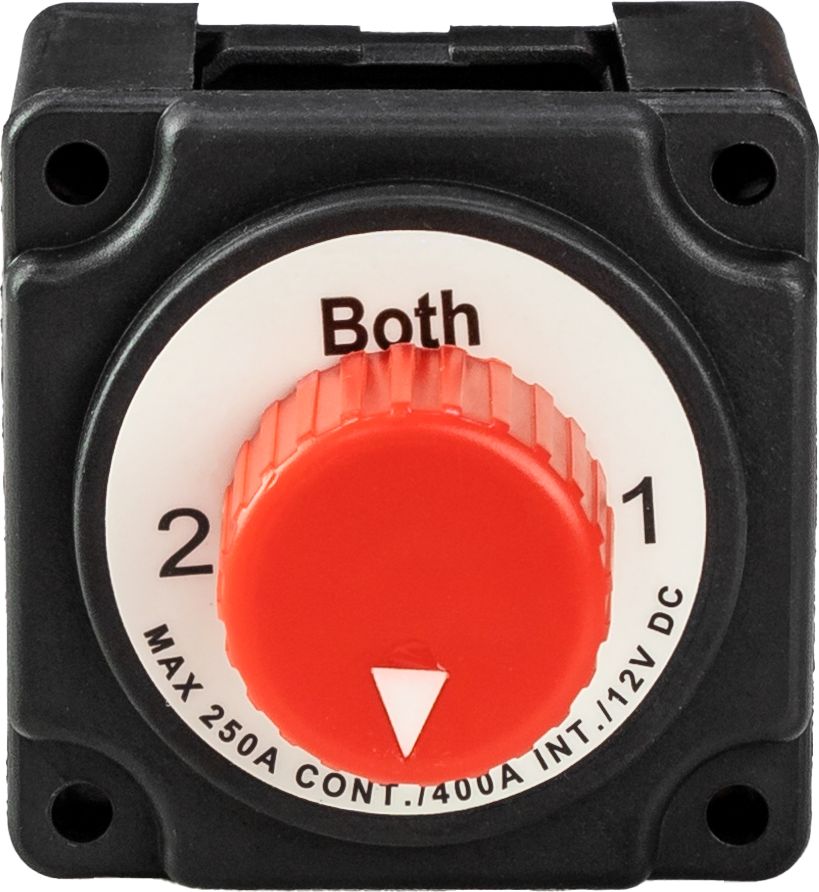 Выключатель массы OFF-1-BOTH-2 (2 АКБ) 250А (упаковка из 4 шт.)