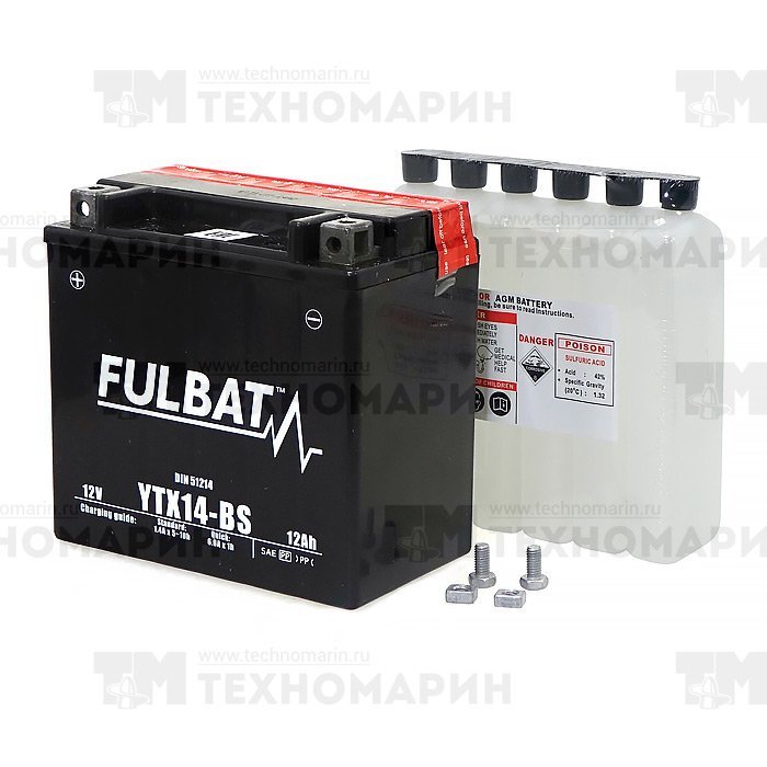 Аккумулятор FTX14-BS (YTX14-BS) Аккумулятор FTX14-BS (YTX14-BS)