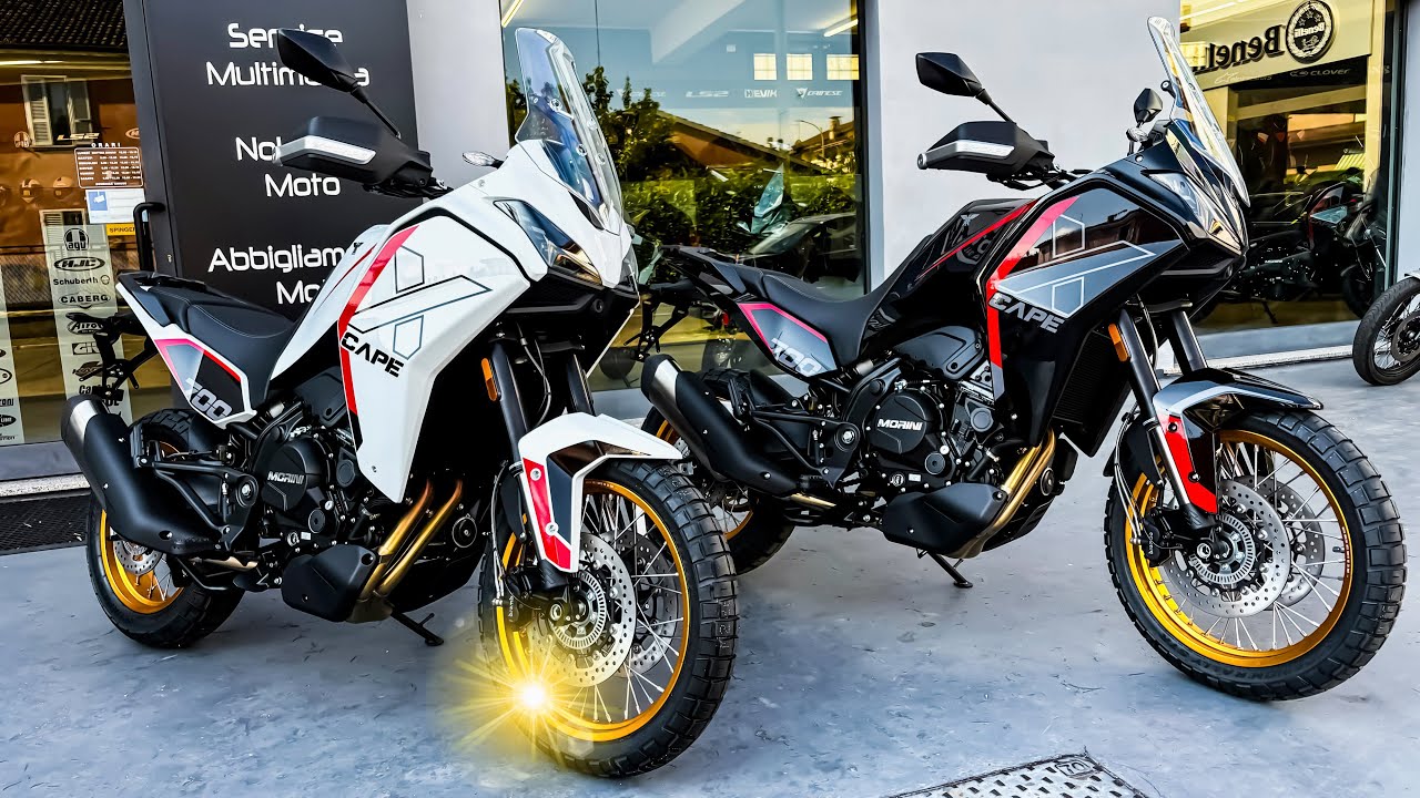 Мотоцикл Moto Morini X-CAPE 700 Gold Spoke Wheel, белый