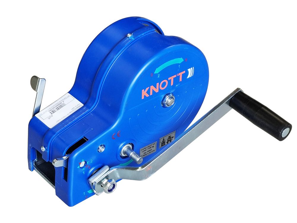 Лебедка Knott г/п 1150кг в пласт. корпусе