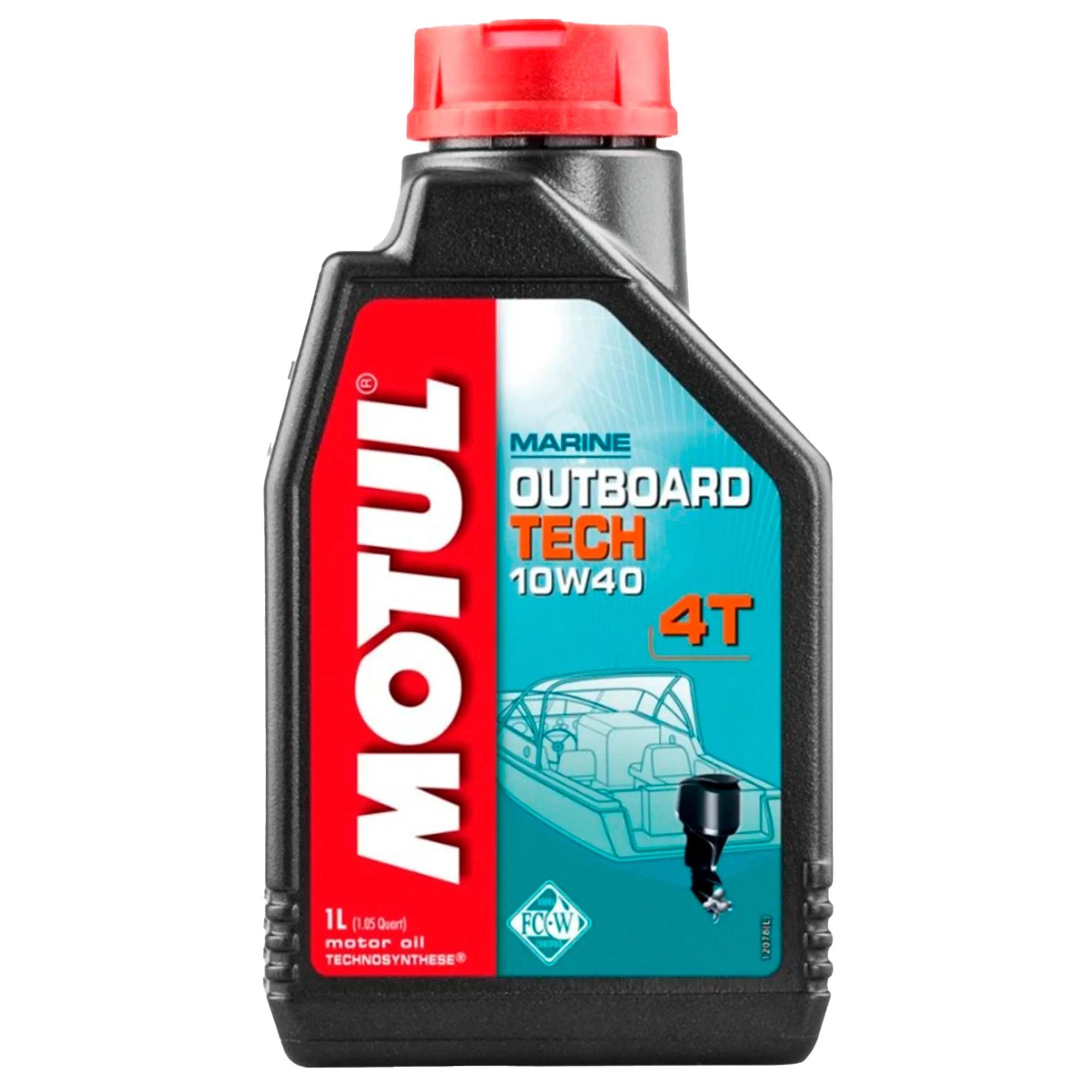 Масло моторное Motul Outboard TECH 10W40 полусинтетическое 4T 1л