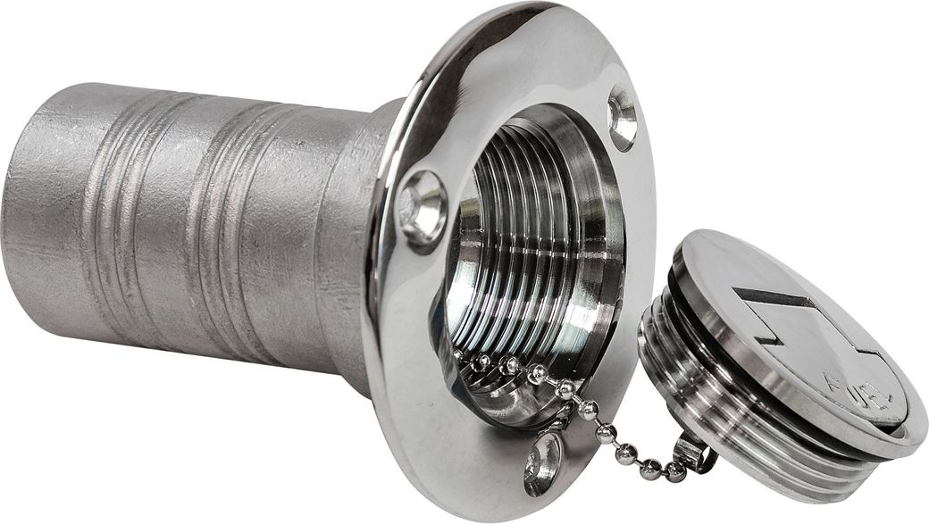 Горловина заливная для бензина 38 мм,  Marine Rocket