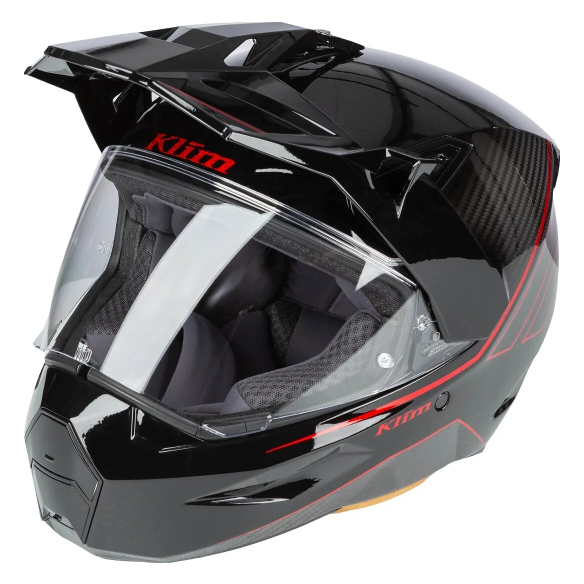 Шлем Klim X1 Alpha глянцевый черный/красный, размер XL (RR)