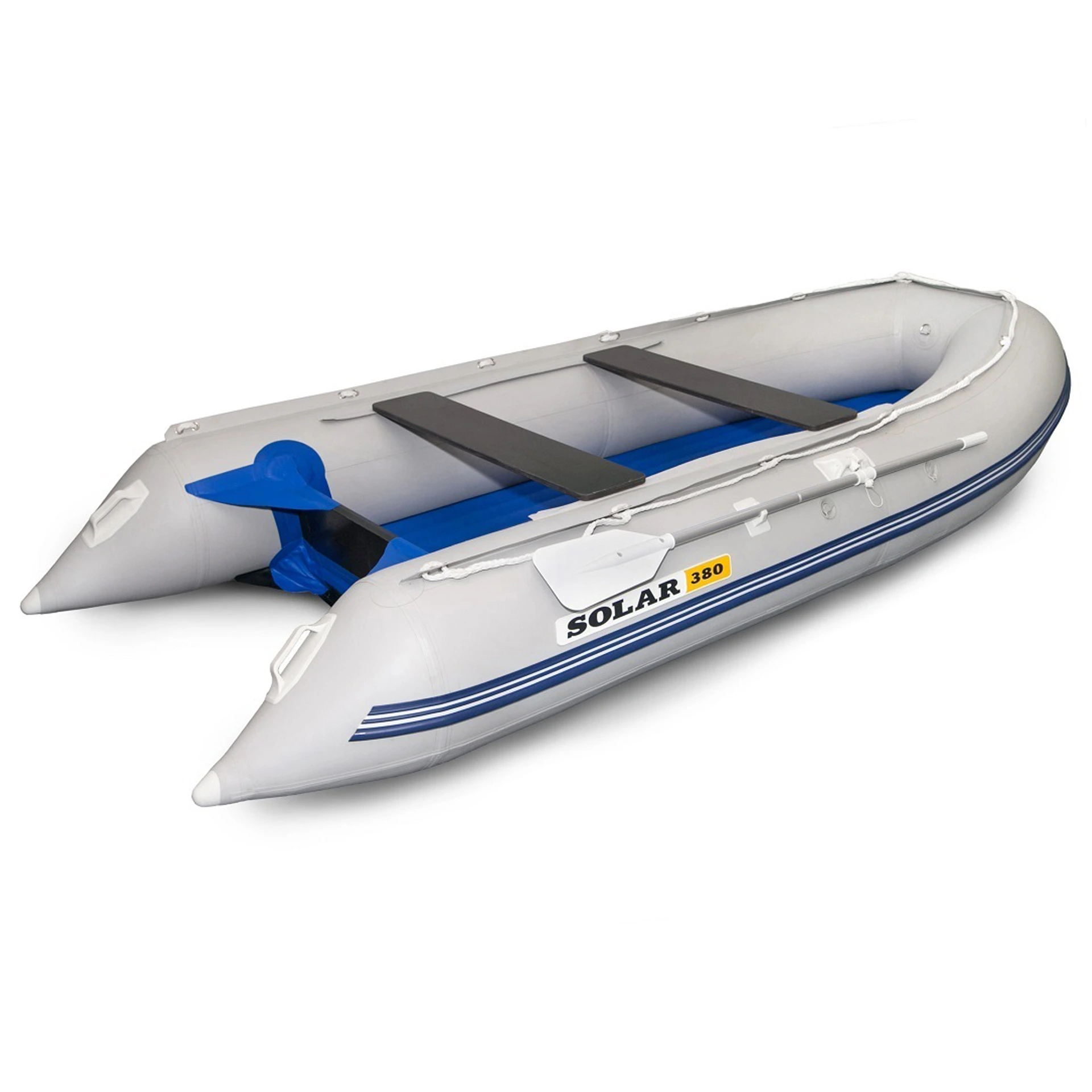 Лодка ПВХ Solar Максима-380 серый