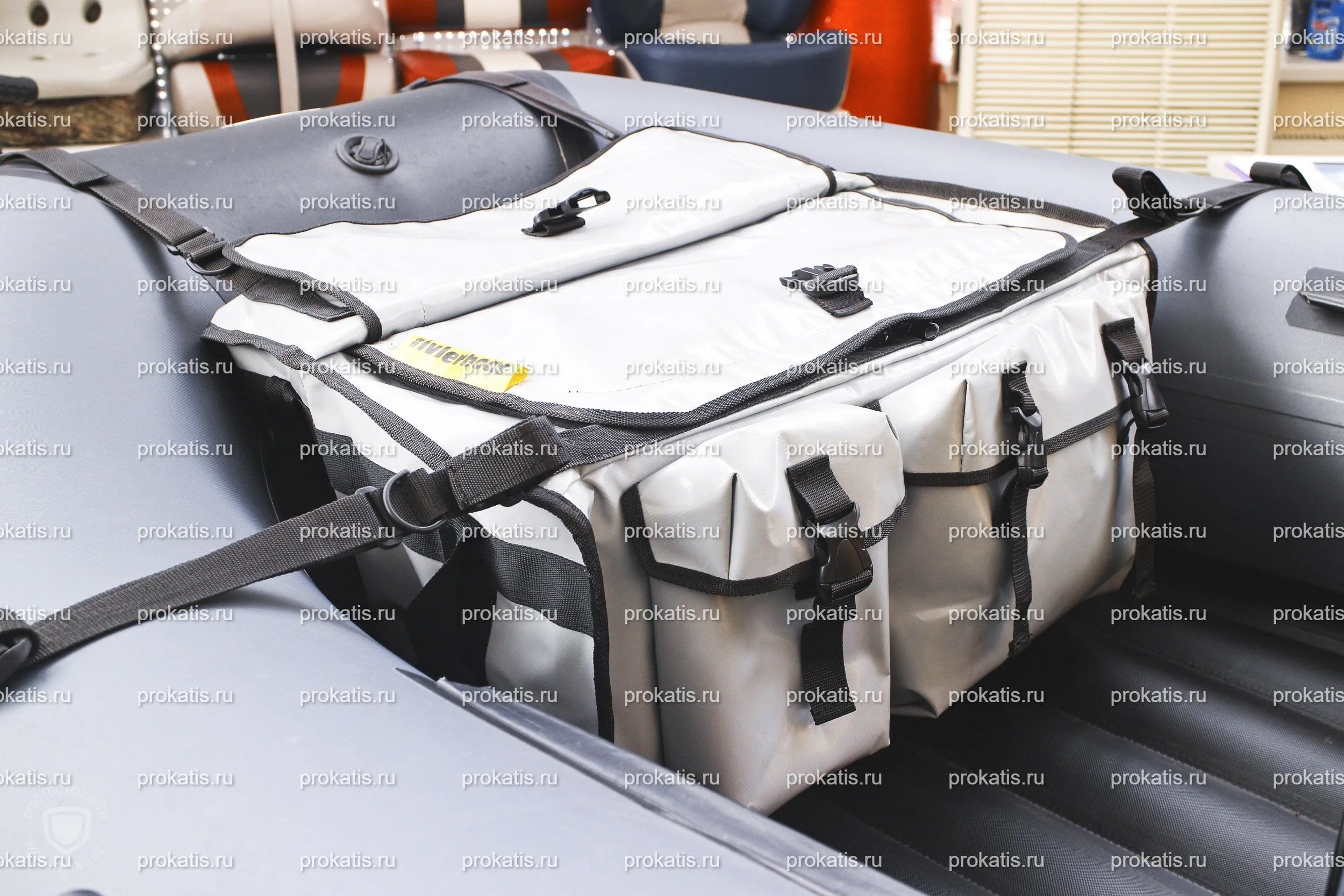 Носовой рундук большой, карманы, М2К, черный, Ivler