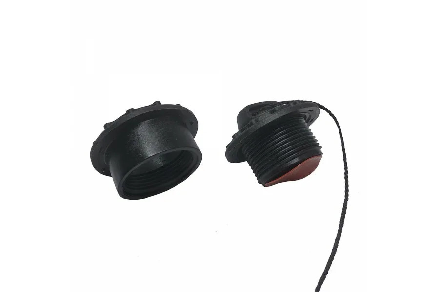 Сливной клапан с пробкой 36 мм (под отверстие 45 мм) черный