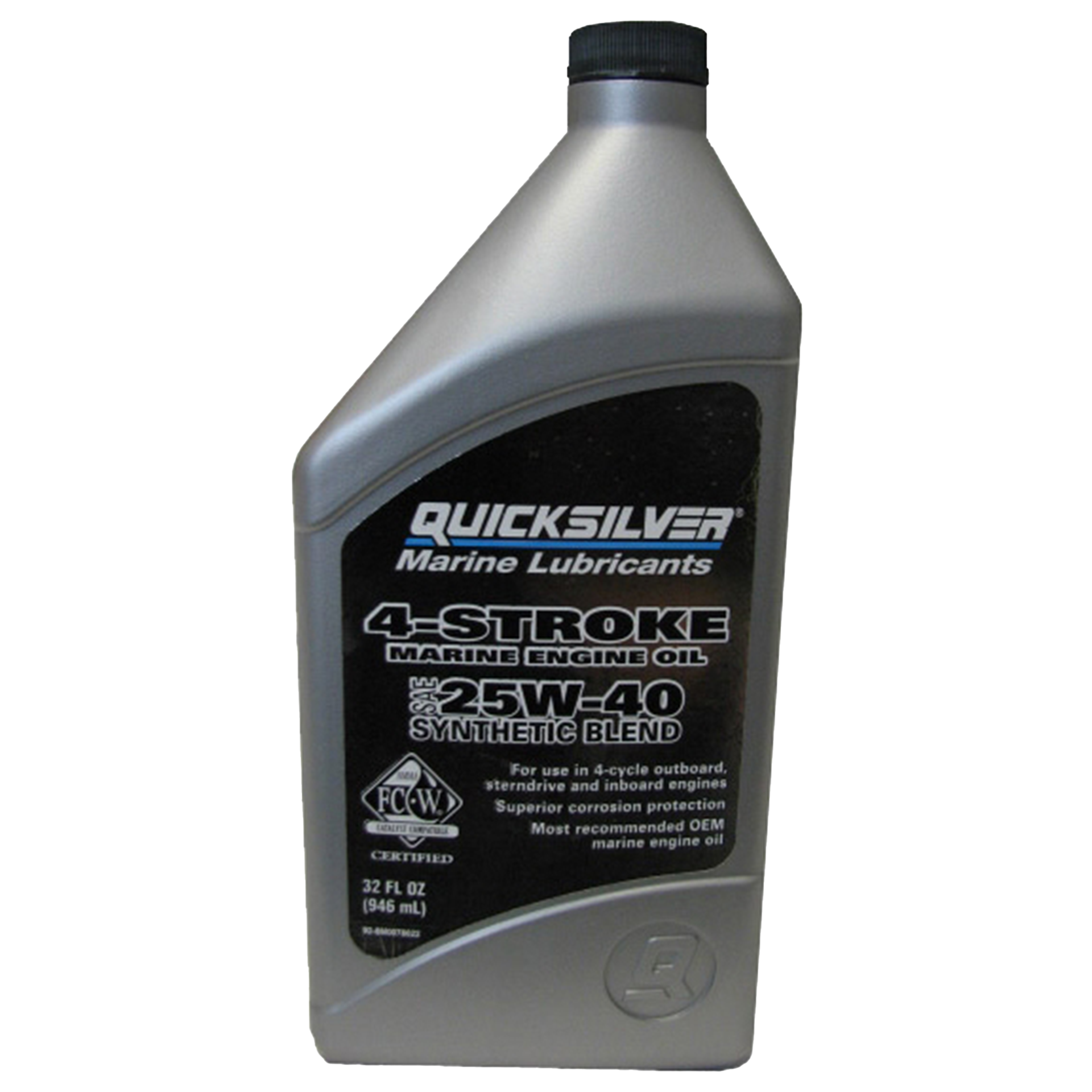 Масло моторное Quicksilver 25W40 полусинтетическое 4Т 1 л