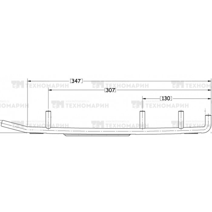 Конек лыжи BRP (комплект 2шт)  A-04-0-4-464