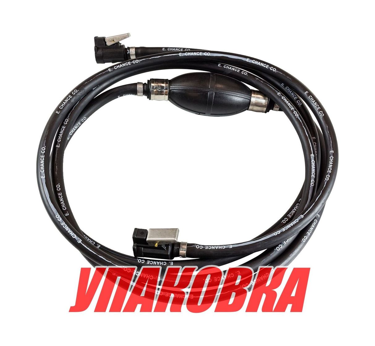 Шланг топливный d7/D12.5 мм с грушей и топливными переходниками Yamaha (упаковка из 5 шт.)