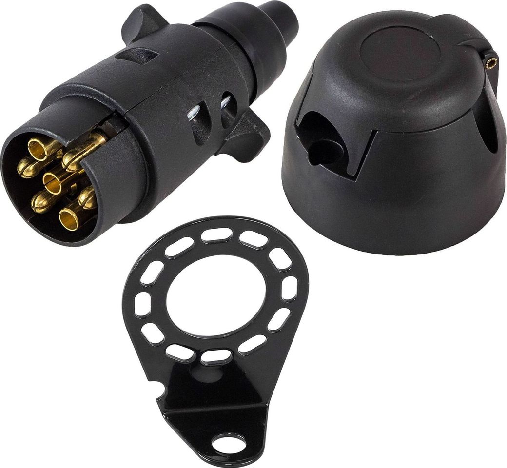 Вилка и розетка прицепа c кронштейном (комплект TRC1PE) (упаковка из 10 шт.)