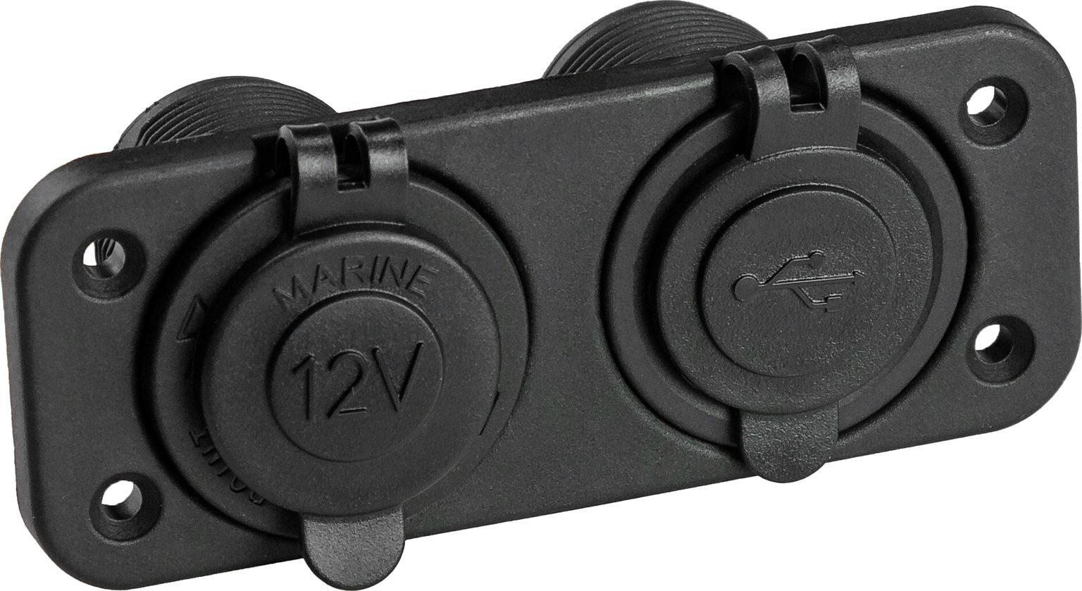 Панель с USB-разъемом 5в 2.1А и прикуривателем