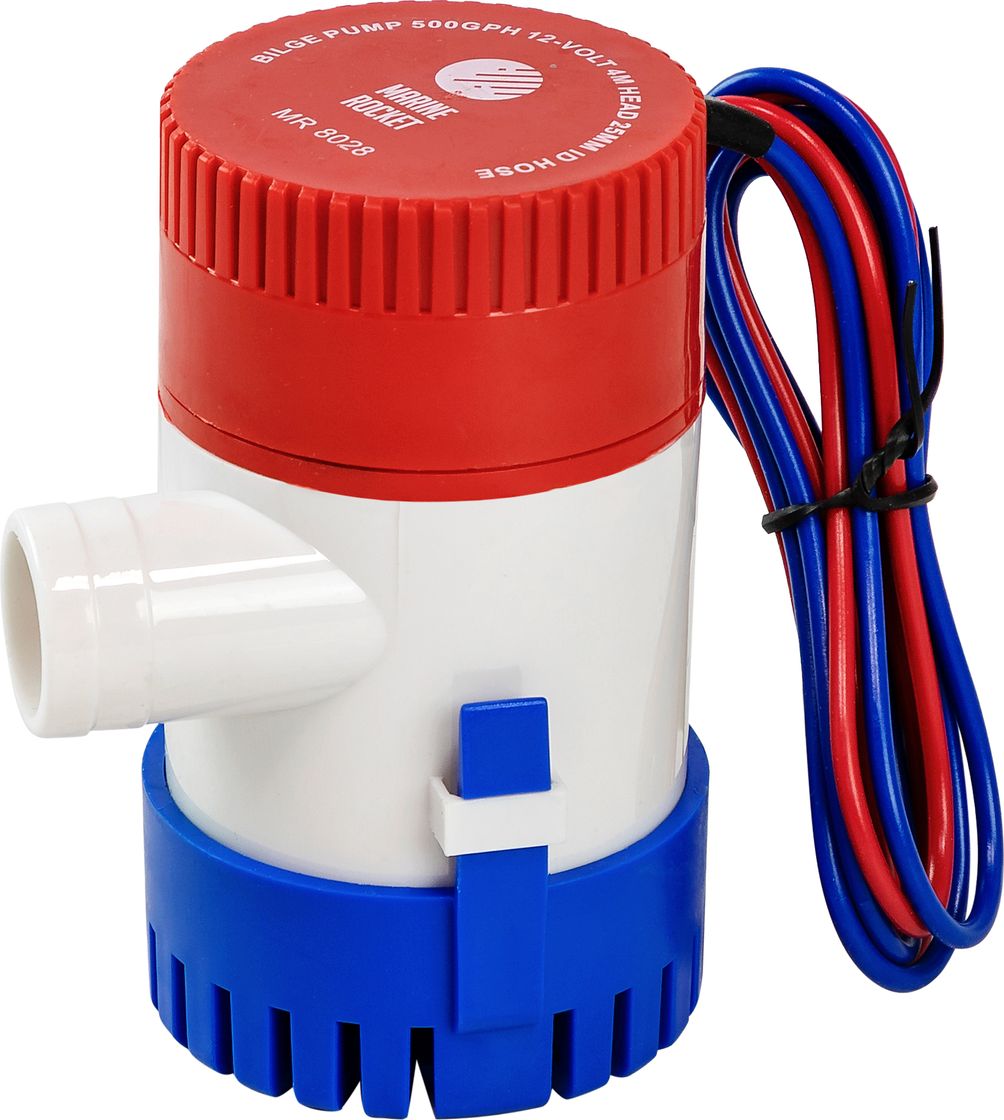 Помпа осушительная Marine Rocket, 500GPH (1893 л/ч), 12 В (упаковка из 50 шт.)