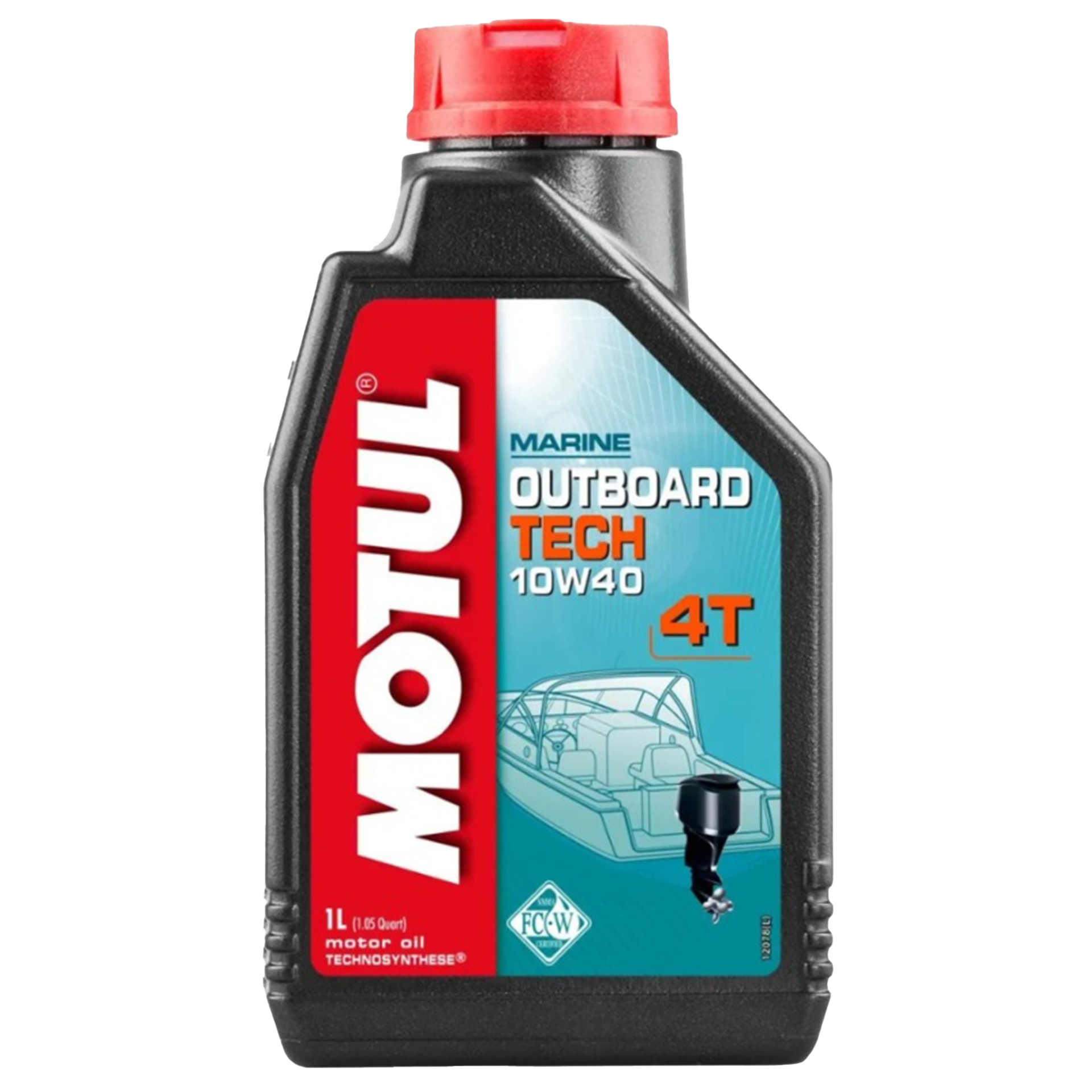 Масло моторное Motul Outboard TECH 10W40 полусинтетическое 4T 1л