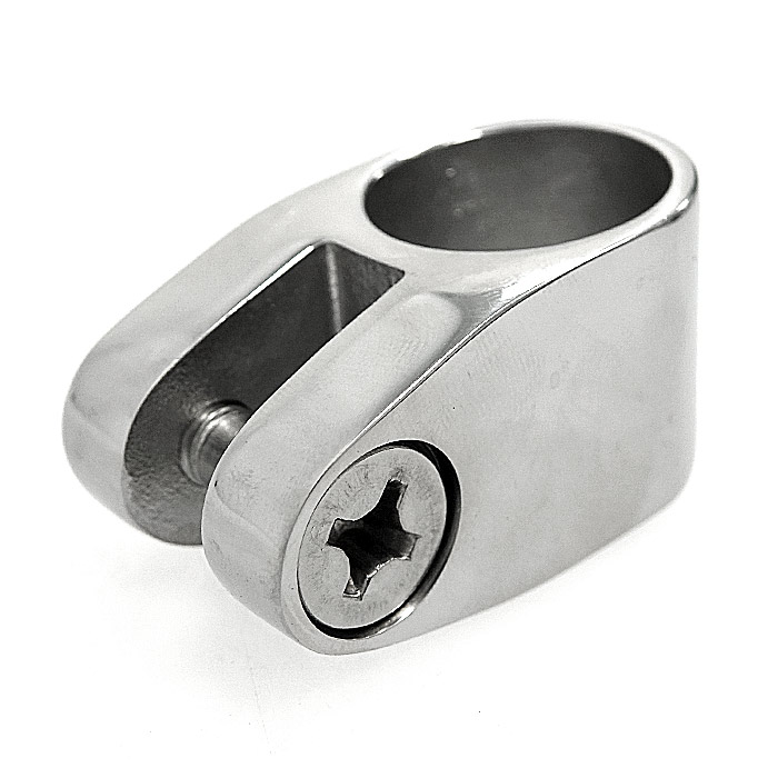 Кронштейн рамы тента 1-1/4" скользящий усиленный раскладной, нерж.сталь