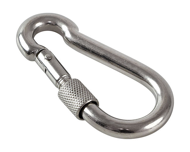 Карабин пожарный с фиксирующей гайкой 10х100 мм