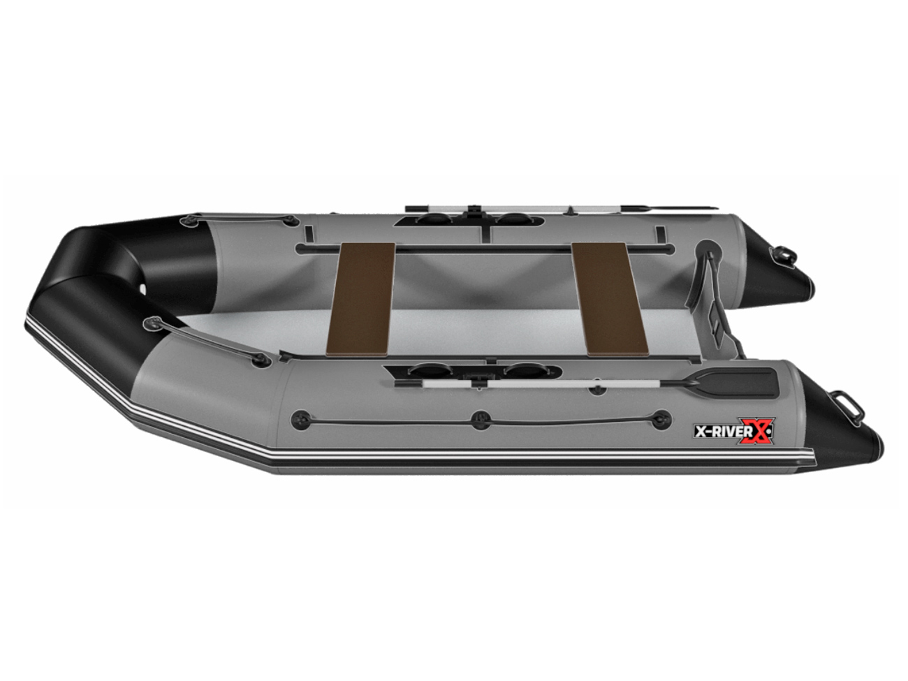 Лодка ПВХ X-River Rocky 375 НДВД + усиленное дно и баллон 