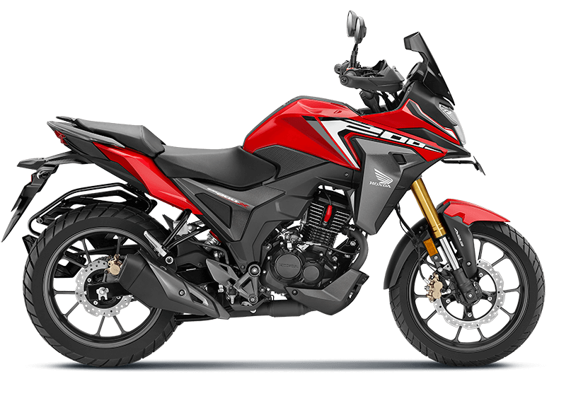 Мотоцикл Honda CB200X красный