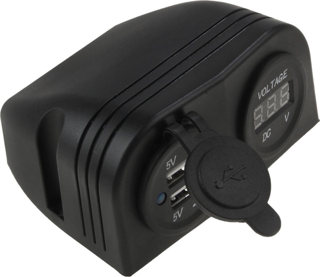 Разъем USB 5 В 3.1А и вольтметр на панель (упаковка из 20 шт.)