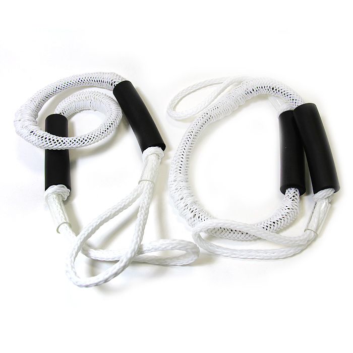 Эластичный швартовый трос 1,37м-1,52м белый