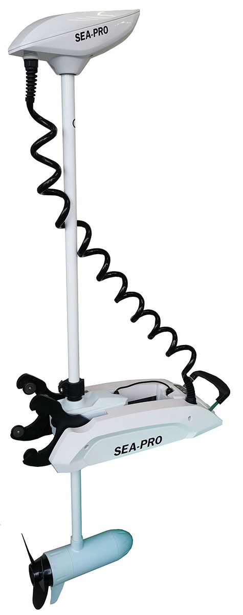 Электромотор Sea-Pro 80L 60" GPS белый 24v КИТ Оптима (мотор+компас+предохранитель)