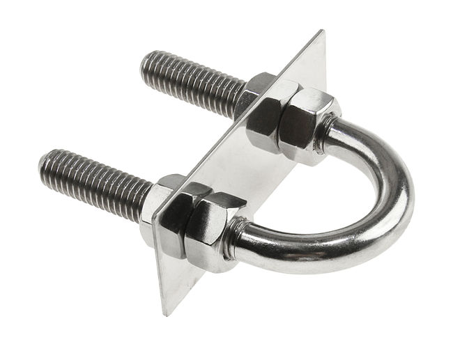 Рым болт U-образный D13 мм, Lрез.63 мм