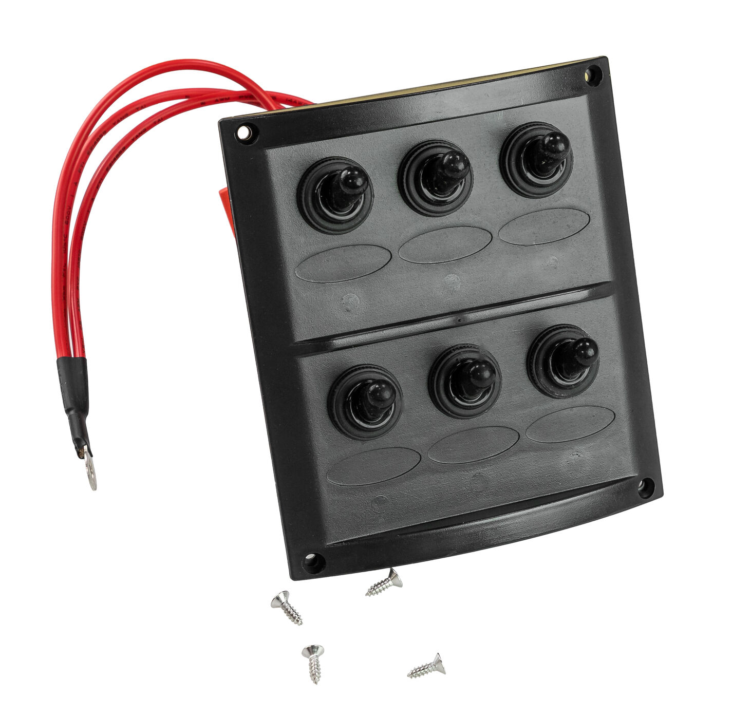 Панель бортового питания 6 переключателей, предохранители