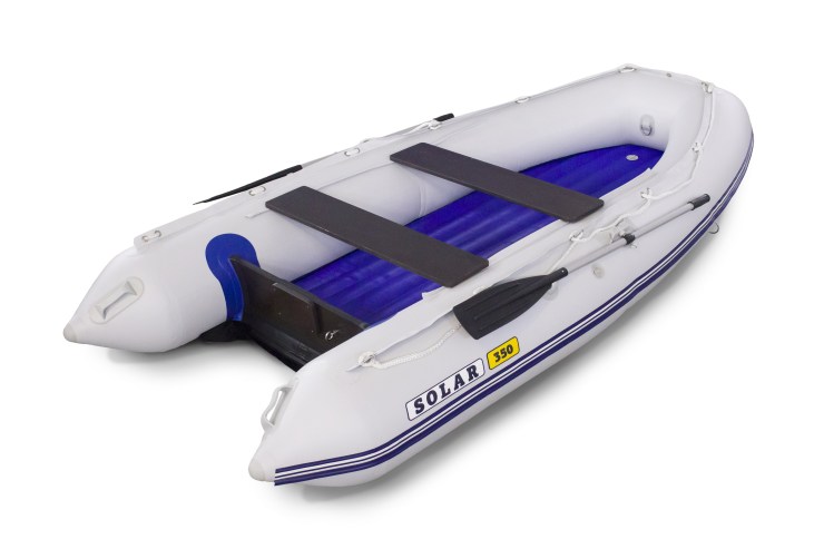 Лодка ПВХ Solar Максима-380 серый