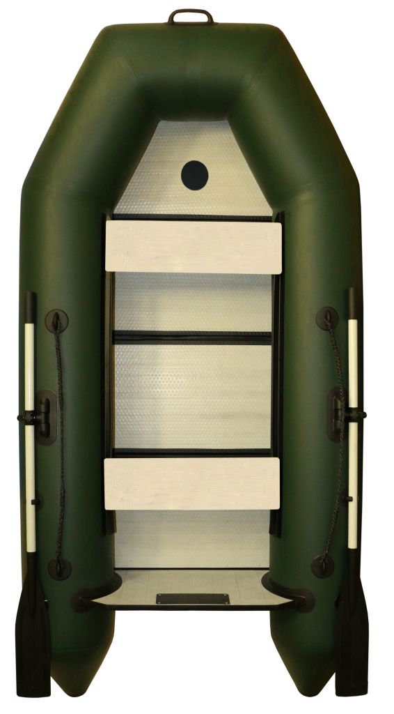 Лодка ПВХ Polar Bird 260 ТМ (ЧИРОК) (+слань стеклокомпозит) зеленый