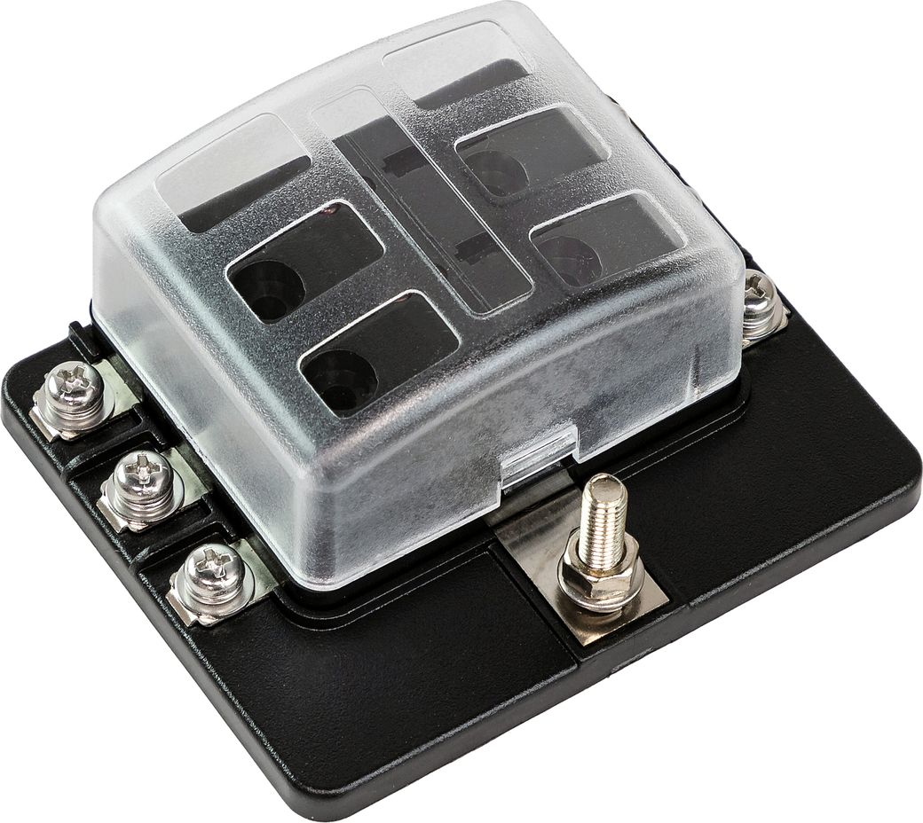 Блок на 6 предохранителей с индикацией исправности предохранителя, Marine Rocket (упаковка из 6 шт.)