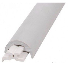 Привальный брус, 40 мм, черный Привальный брус, 40 мм, черный