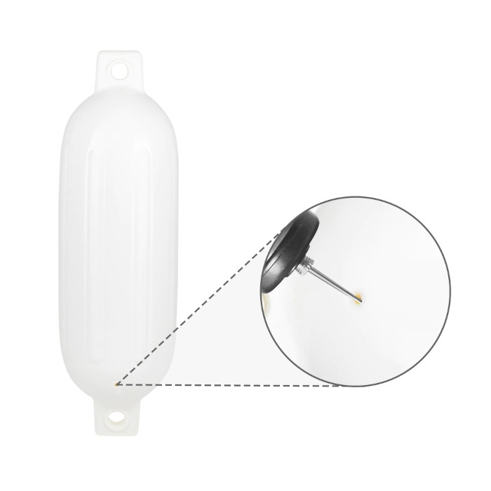 Кранец 585х170 мм синий, надувной