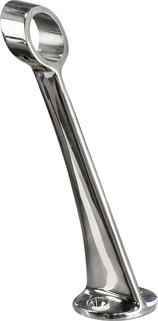 Стойка поручня проходная под трубу 7/8" (22 мм), продольная, высота 127 мм